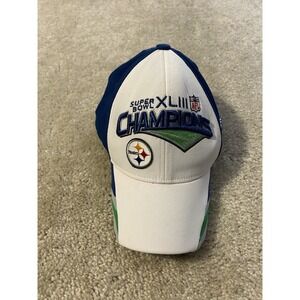 Reebok NFl On Field Pittsburgh Steelers Superbowl XLIII Champions Fitted Hat
